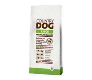 Country Dog Junior sausas maistas jauniems šunims 15 kg